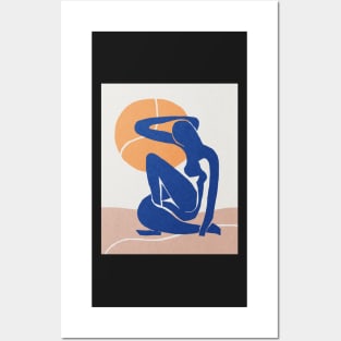 Blue nude under the sun Henri Matisse abstract art Posters and Art